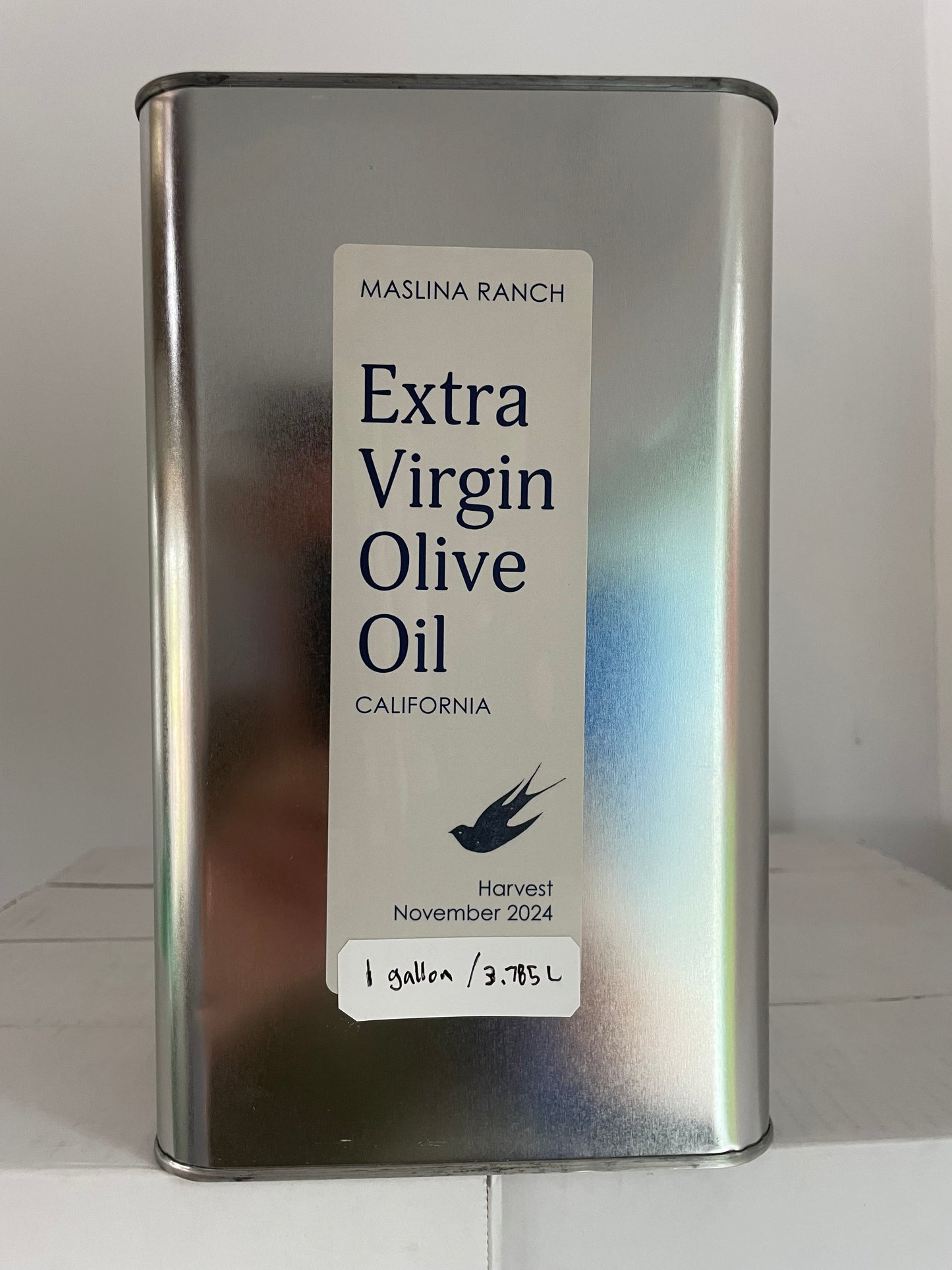 2024 California Extra Virgin Olive Oil - 1 Gallon Bulk