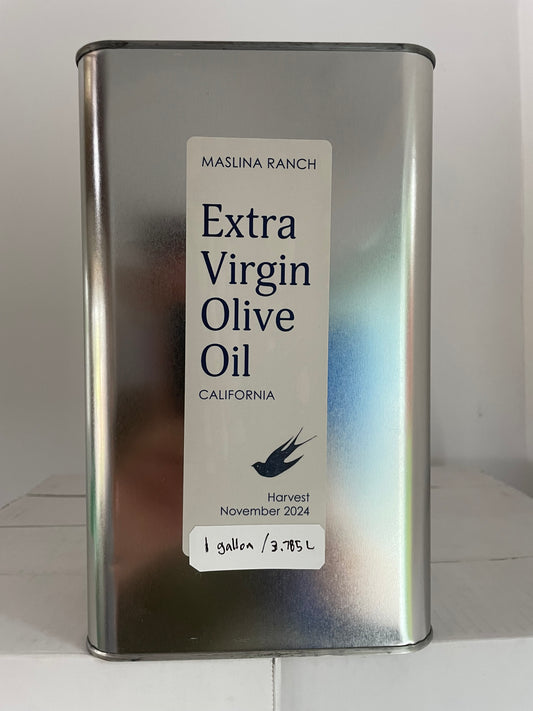 2024 California Extra Virgin Olive Oil - 1 Gallon Bulk